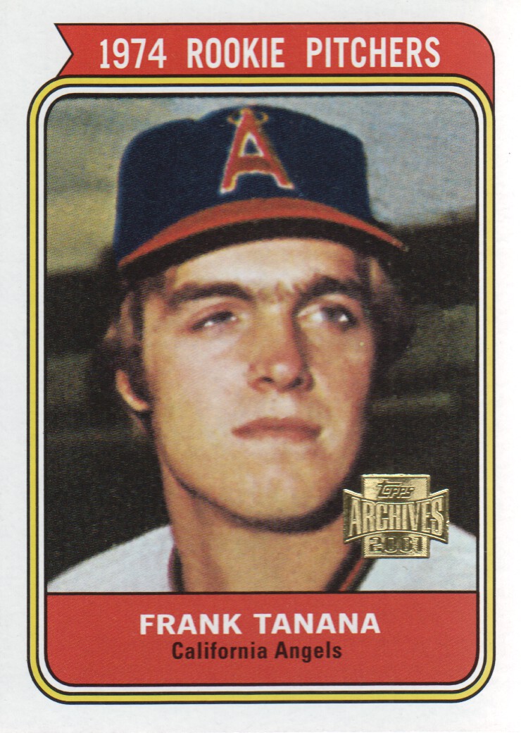 2001 Topps Archives #295 Frank Tanana 74