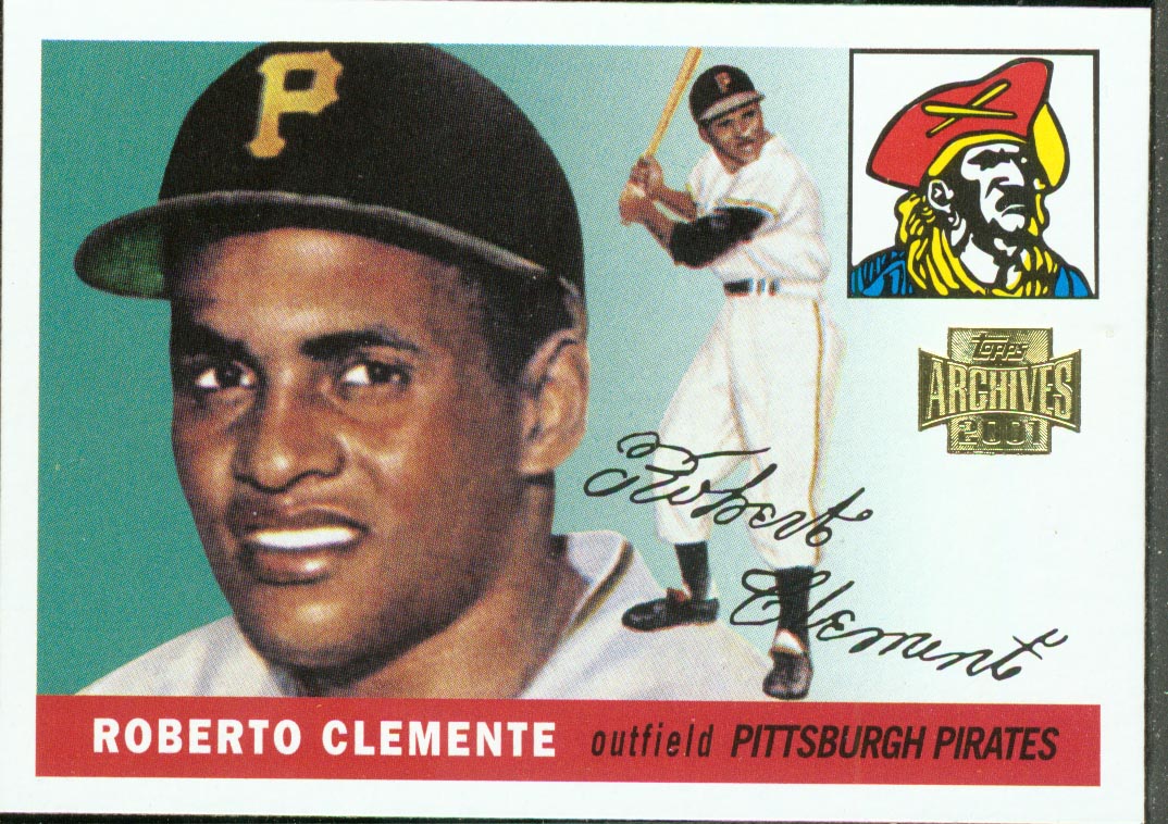 2001 Topps Archives #319 Roberto Clemente 55