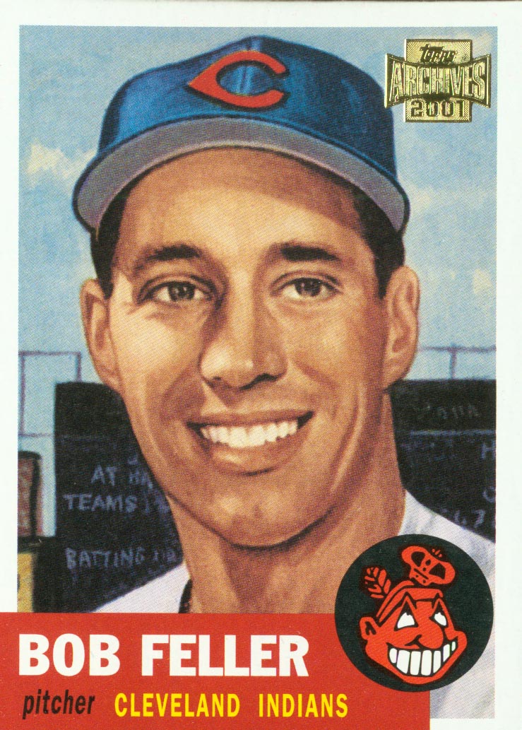 2001 Topps Archives #327 Bob Feller 53