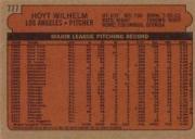 2001 Topps Archives #352 Hoyt Wilhelm 72 back image
