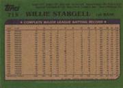 2001 Topps Archives #381 Willie Stargell 82 back image