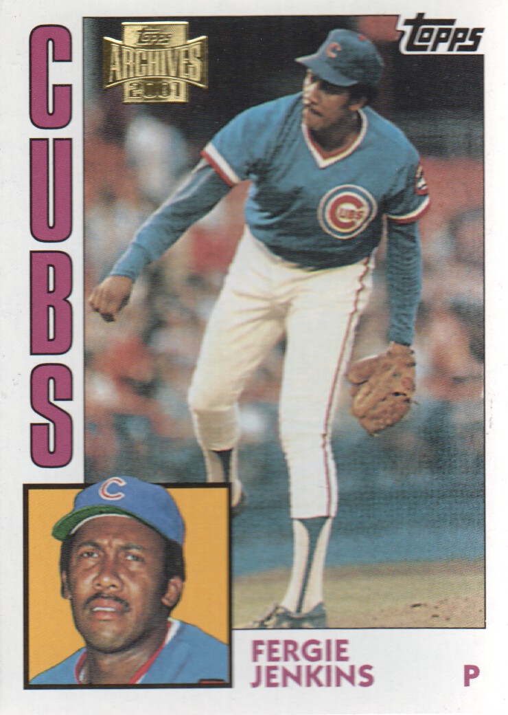2001 Topps Archives #385 Fergie Jenkins 84 front image