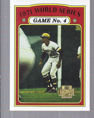 2001 Topps Archives #449 Roberto Clemente WS 72