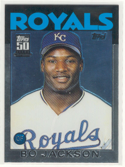 2001 Topps Chrome Traded #T119 Bo Jackson 86