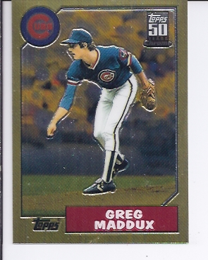 2001 Topps Chrome Traded #T123 Greg Maddux 87