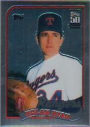 2001 Topps Chrome Traded #T134 Nolan Ryan 89