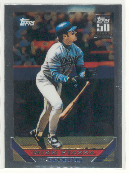 2001 Topps Chrome Traded #T138 Mike Piazza 93