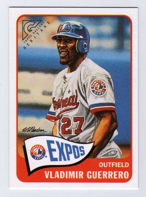 2001 Topps Gallery Heritage #GH10 Vladimir Guerrero