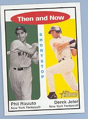 2001 Topps Heritage Then and Now #TH4 P.Rizzuto/D.Jeter
