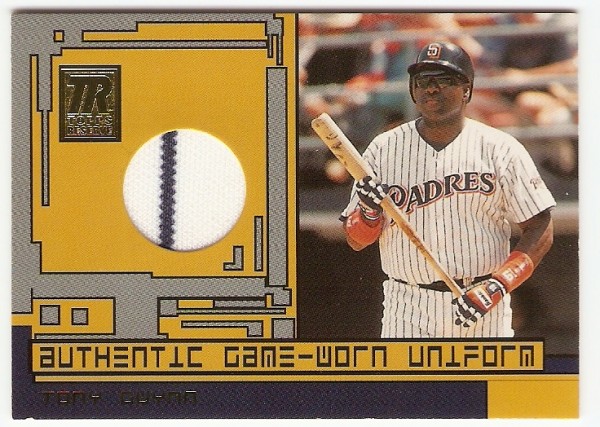 2001 Topps Reserve Game Jerseys #TRRTG Tony Gwynn