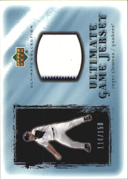 2001 Ultimate Collection Game Jersey #URC Roger Clemens