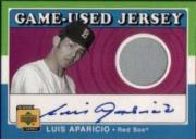 2001 Upper Deck Decade 1970's Game Jersey Autograph #SJLA Luis Aparicio