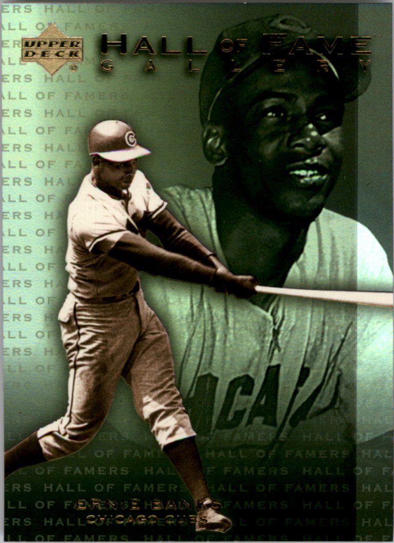 2001 Upper Deck Hall of Famers Gallery #G6 Ernie Banks