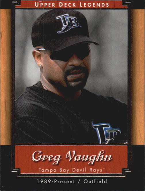 2001 Upper Deck Legends #11 Greg Vaughn
