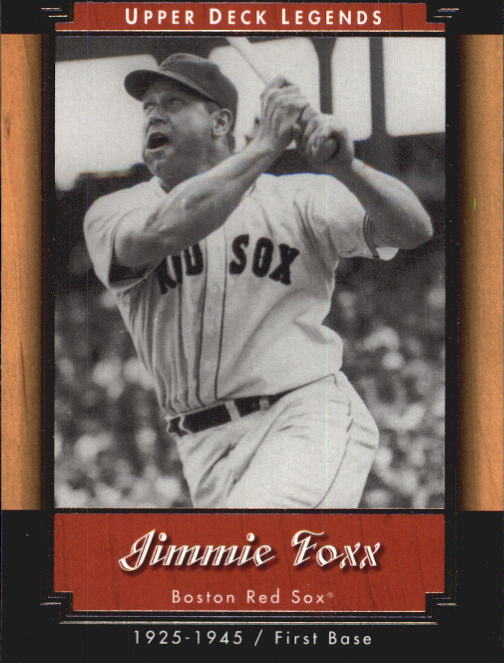 2001 Upper Deck Legends #23 Jimmie Foxx
