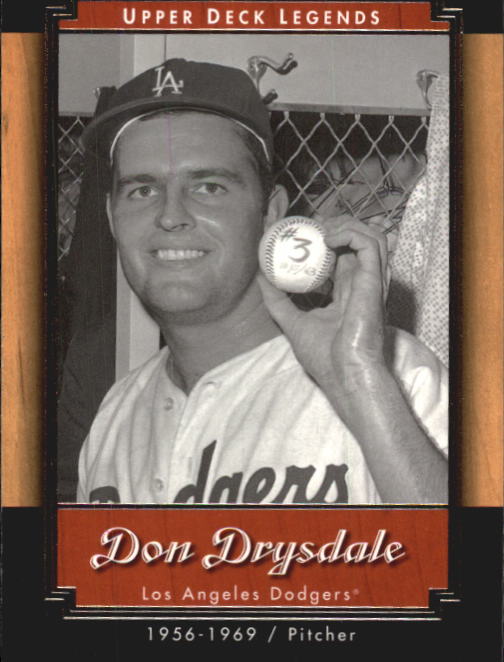 2001 Upper Deck Legends #64 Don Drysdale