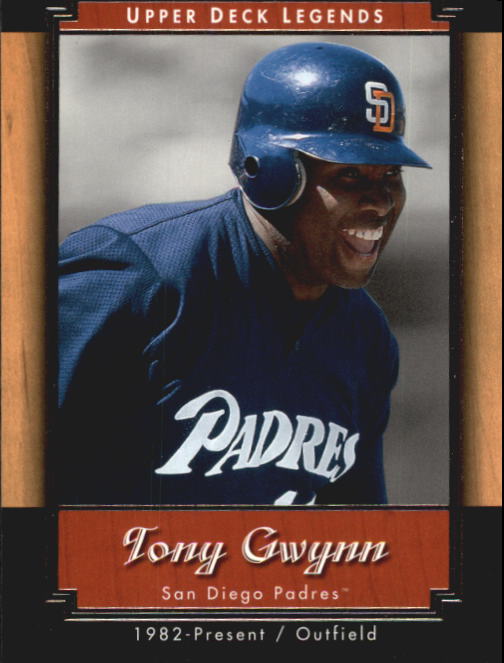 2001 Upper Deck Legends #79 Tony Gwynn