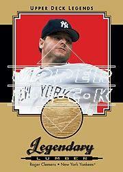 2001 Upper Deck Legends Legendary Lumber Autographs Gold #GSLRC Roger Clemens
