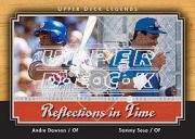 2001 Upper Deck Legends Reflections in Time #R7 S.Sosa/A.Dawson