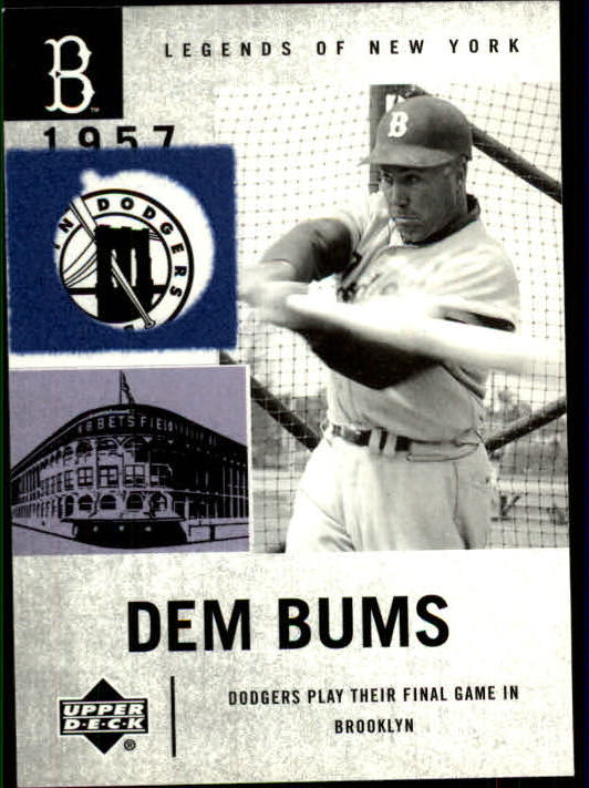2001 Upper Deck Legends of NY #21 Duke Snider DB