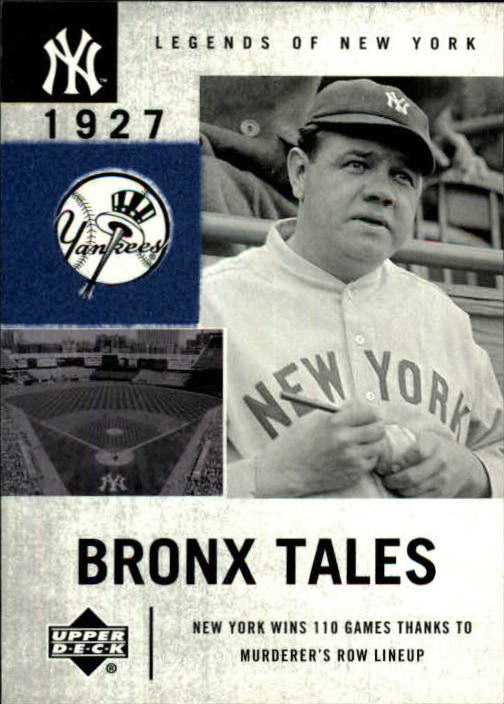 2001 Upper Deck Legends of NY #128 Babe Ruth BT