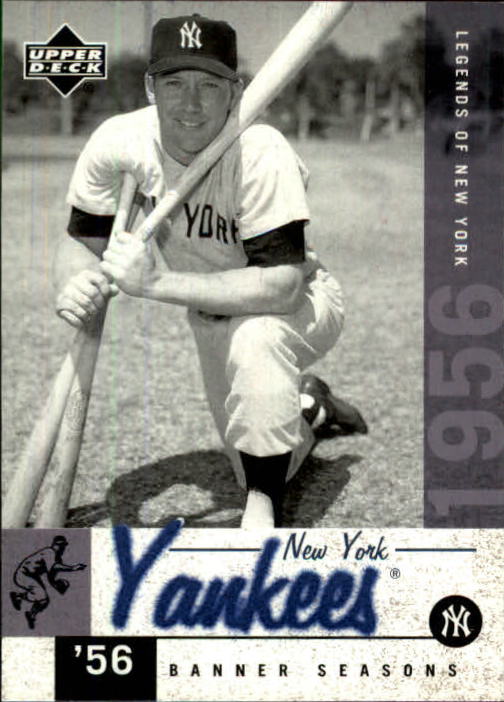 2001 Upper Deck Legends of NY #146 Mickey Mantle BNS