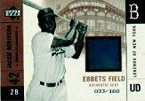 2001 Upper Deck Legends of NY Stadium Seat #EFSJR Jackie Robinson