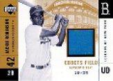 2001 Upper Deck Legends of NY Stadium Seat Gold #EFSJR Jackie Robinson