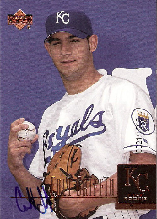2001 Upper Deck Prospect Premieres #91 Colt Griffin AU XRC