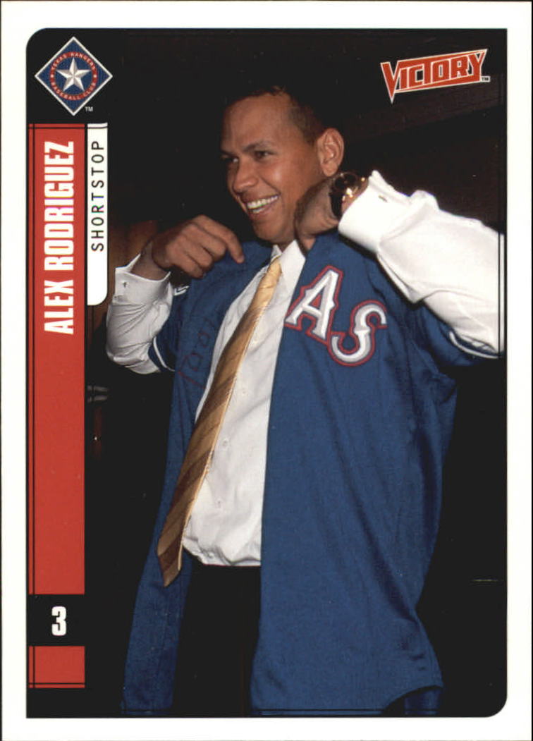 2001 Upper Deck Victory #138 Alex Rodriguez Rangers