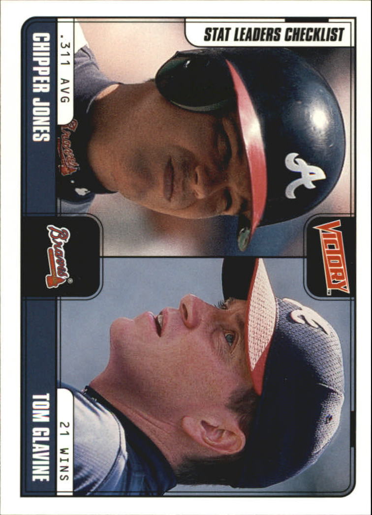 2001 Upper Deck Victory #292 C.Jones/T.Glavine CL