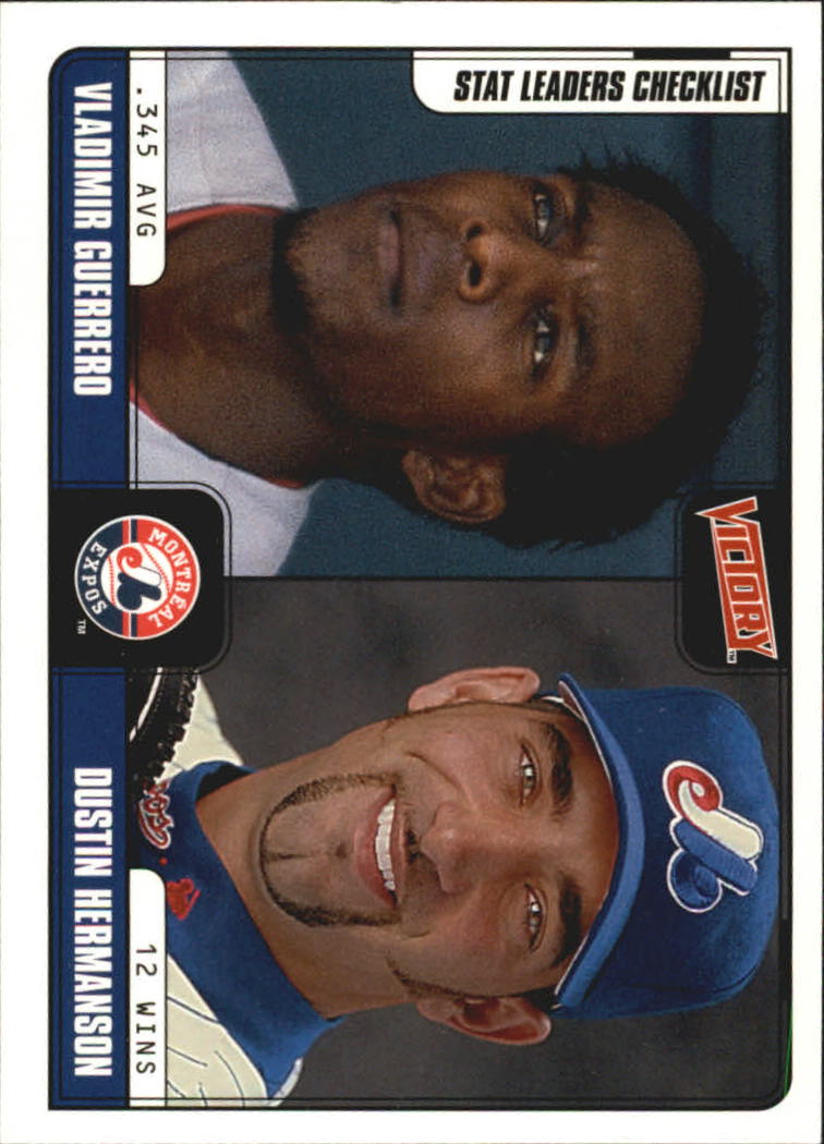 2001 Upper Deck Victory #401 V.Guerrero/D.Hermanson CL