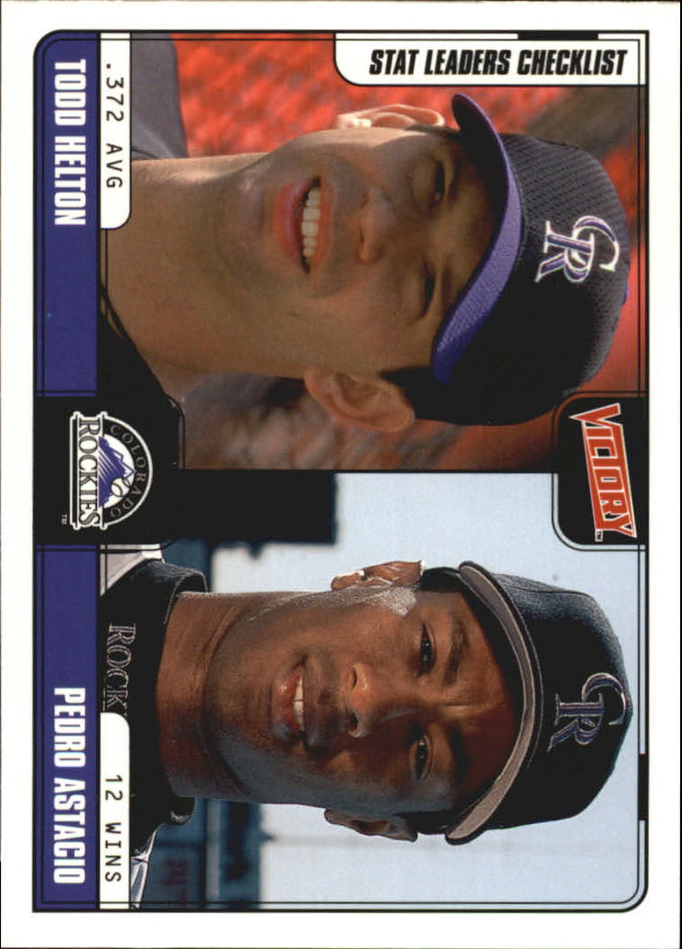 2001 Upper Deck Victory #550 T.Helton/P.Astacio CL