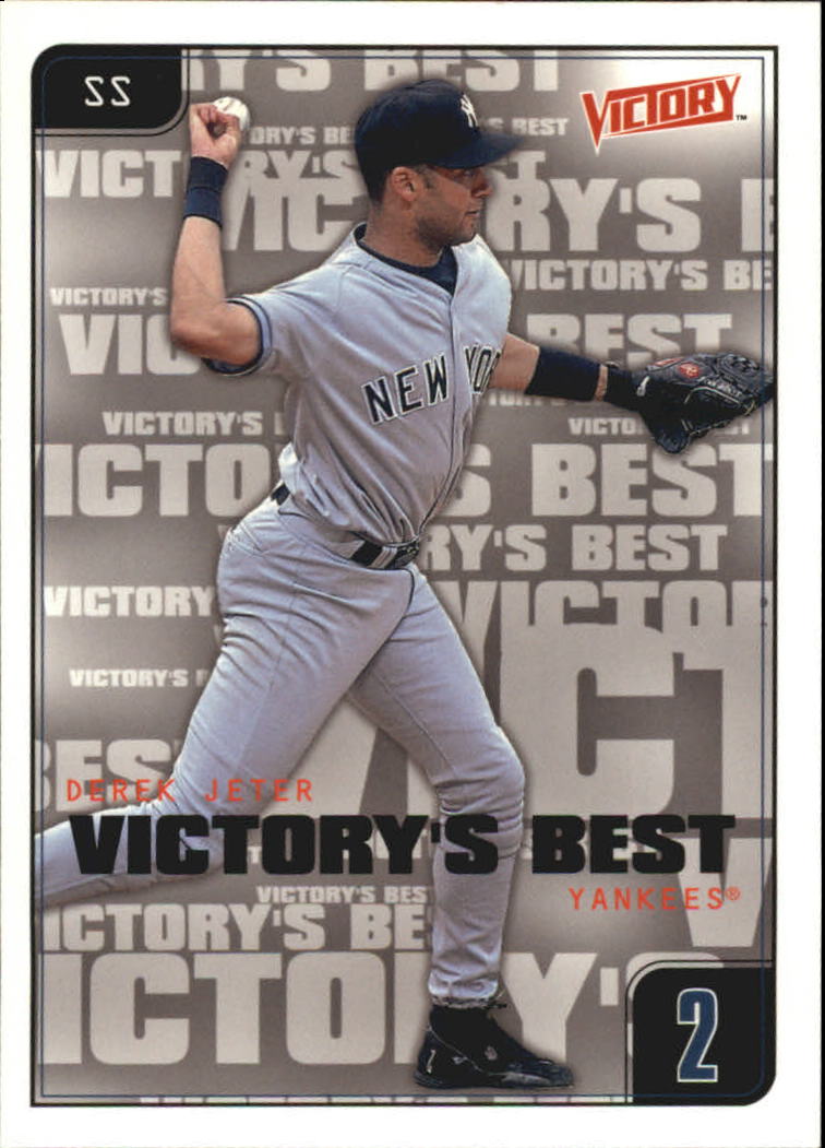 2001 Upper Deck Victory #654 Derek Jeter VB