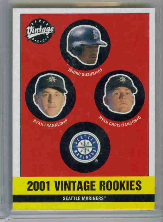 2001 Upper Deck Vintage #346 Ichiro Suzuki RC