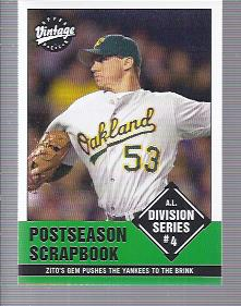 2001 Upper Deck Vintage #374 Barry Zito SH