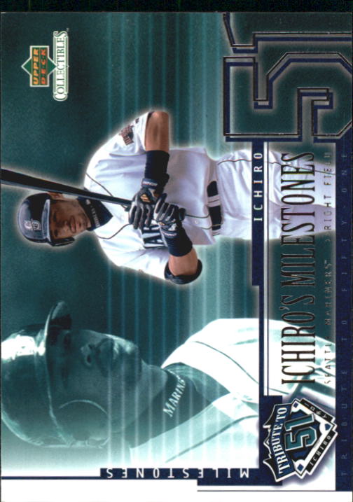 2001 Upper Deck Collectibles Ichiro Tribute to 51 #I22 Ichiro Suzuki MILE