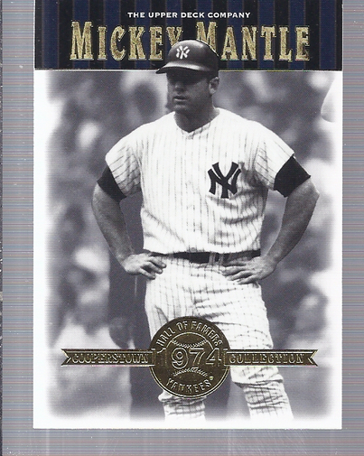 2001 Upper Deck Hall of Famers #49 Mickey Mantle
