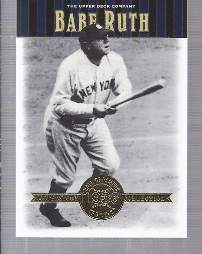 2001 Upper Deck Hall of Famers #50 Babe Ruth