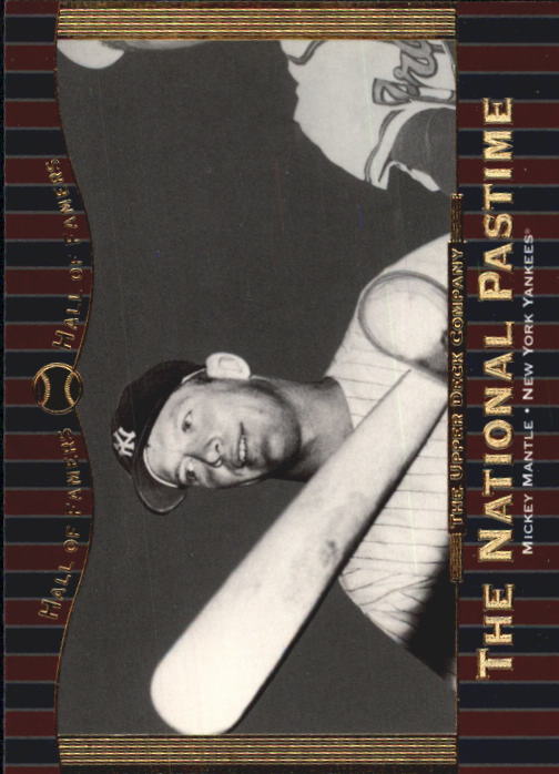 2001 Upper Deck Hall of Famers #61 Mickey Mantle NP