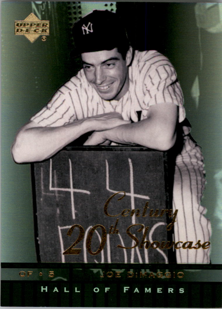 2001 Upper Deck Hall of Famers 20th Century Showcase #S2 Joe DiMaggio