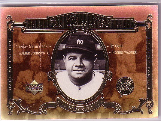 2001 Upper Deck Hall of Famers Class of '36 #C2 Babe Ruth