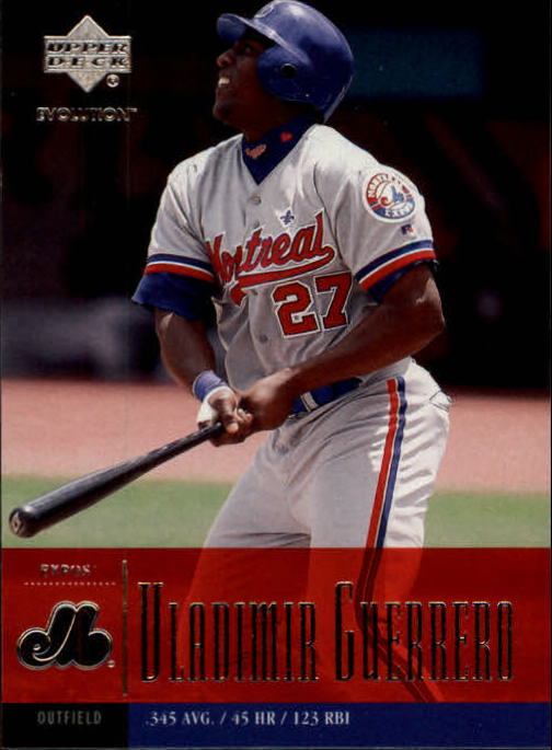 2001 Upper Deck Evolution #65 Vladimir Guerrero