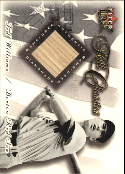 2001 Ultra Fall Classics Memorabilia #26 Ted Williams Bat