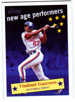 2001 Topps Heritage New Age Performers #NAP14 Vladimir Guerrero