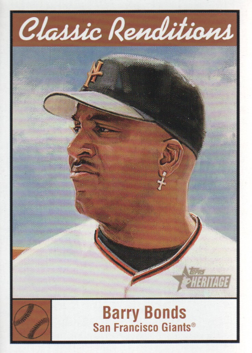 2001 Topps Heritage Classic Renditions #CR3 Barry Bonds