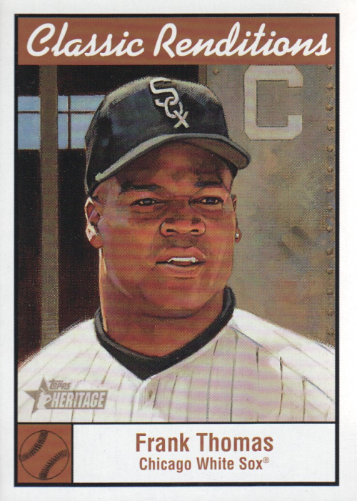 2001 Topps Heritage Classic Renditions #CR7 Frank Thomas