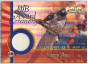 2001 Topps Gold Label MLB Award Ceremony Relics #BB2 Barry Bonds MVP Jsy