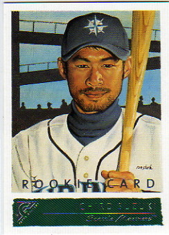 2001 Topps Gallery #151A Ichiro Suzuki English RC