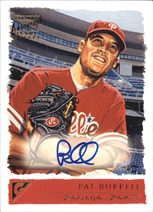 2001 Topps Gallery Autographs #GAPB Pat Burrell C